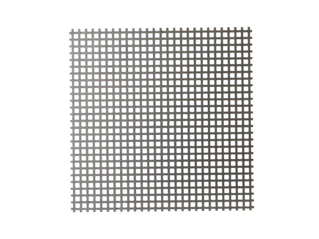 Dierovaný plech Fe 10x10mm rozostup 15mm 1x2m